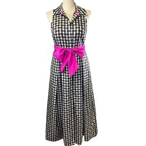 eliza j pink gingham dress Nobody's Child - Eliza Midi Dress - Women - Cotton - 8 US